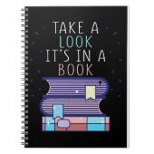 Lezer Gift bekijk een boek Notitieboek (Voorkant)