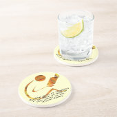 Lezer - Golden Onderzetter (Zijkant)