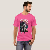 Lezer nog een hoofdstuk Boekenliefhebber Astronaut T-shirt (Voorkant volledig)