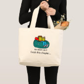 Lezer T-shirts en cadeautjes. Grote Tote Bag (Voorkant (product))