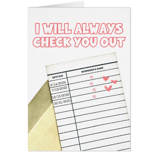 Lezer Valentijnse Kaart (Voorkant)