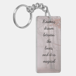 Lezers dromen tussen de regels... sleutelhanger