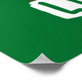 Lezers en boekovers met kerstboom poster (Hoek)