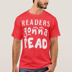Lezers gaan bibliotheek boeken liefde t-shirt