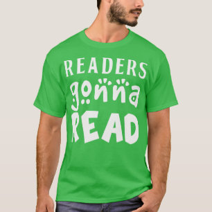 Lezers gaan bibliotheek boeken liefde t-shirt
