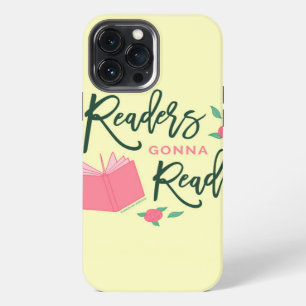 Lezers Gaan Lezen Boekachtige Bloemen iPhone 13 Pro Max Hoesje