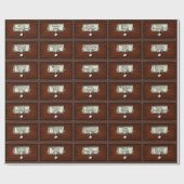 Lezers van  tapecatalogus voor bibliotheekprogramm cadeaupapier (Vlak)