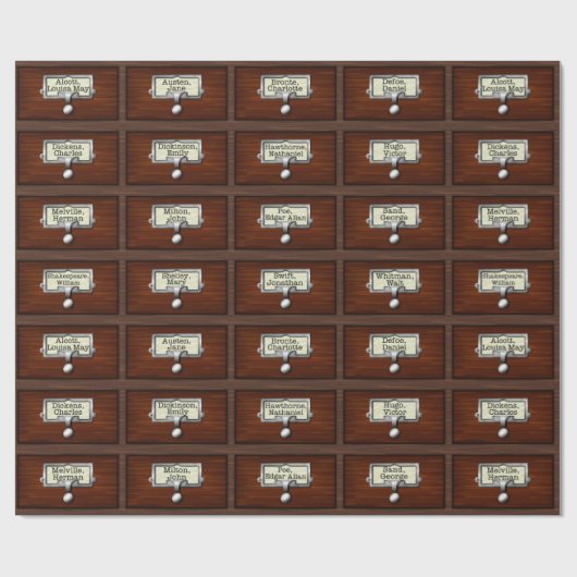 Lezers van tapecatalogus voor bibliotheekprogramm cadeaupapier (Vlak)