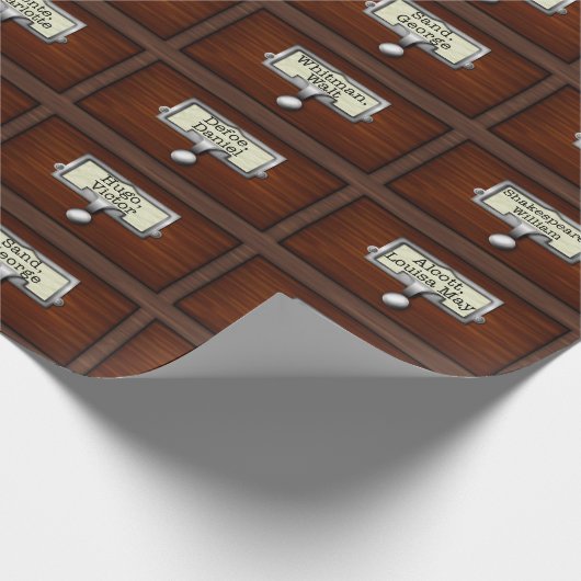 Lezers van tapecatalogus voor bibliotheekprogramm cadeaupapier (Hoek)