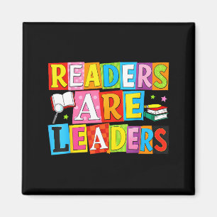 Lezers zijn leiders grappig lezen boek liefhebber magneet