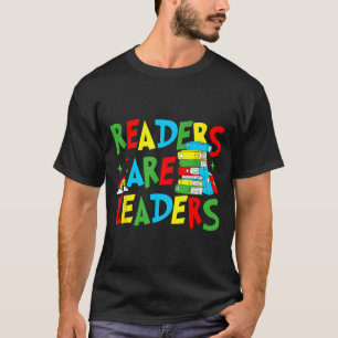 Lezers zijn leiders lezen boek liefhebber leraar k t-shirt