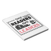 Lezers zijn leiders notitieblok (Schuin)