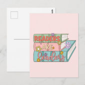 Lezers zijn leiders – Schattige en Inspirerend boe Briefkaart (Voorkant / Achterkant)