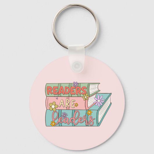 Lezers zijn leiders – Schattige en Inspirerend boe Sleutelhanger (Voorkant)