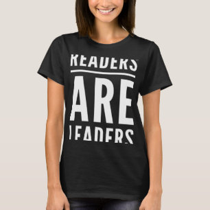Lezers zijn leiders tekenen als een van cool lezen t-shirt