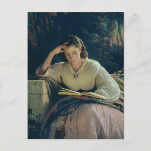 Lezing , 1863 briefkaart (Voorkant)