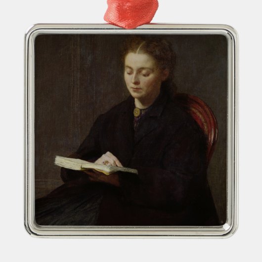 Lezing, 1863 metalen ornament (Voorkant)