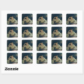 Lezing , 1863 vierkante sticker (Vel)