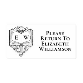 Lezing bibliotheek  Bookplate Gelieve terug te ker Zelfinktende Stempel