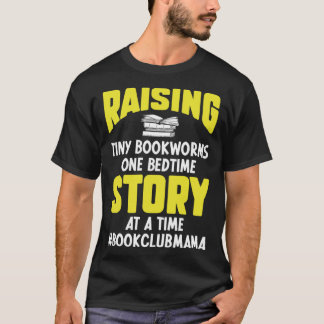 Lezing boek Moeder opvoeden kleine boekenwormen ee T-shirt
