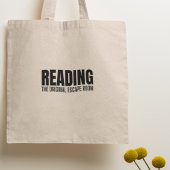 Lezing boekenwurm bibliothecaris auteur lezer schr tote bag