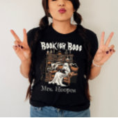 Lezing Docent Librarian Spooky Halloween Kostuum T-shirt