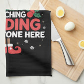 Lezing Leraar Kerst Elf Kerstmis Cheer Theedoek (Quarter Fold)