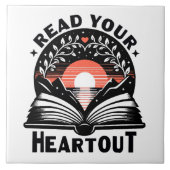 Lezing minnaar Lees je hart uit boek Nerd Tegeltje (Voorkant)