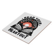 Lezing minnaar Lees je hart uit boek Nerd Tegeltje (Zijkant)