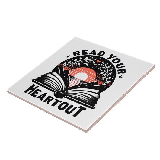 Lezing minnaar Lees je hart uit boek Nerd Tegeltje (Zijkant)