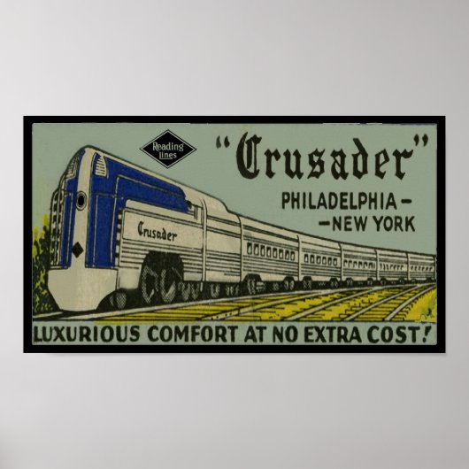 Lezing Railroad Crusader 1937 Poster (Voorkant)