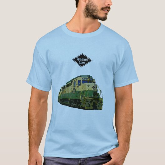 Lezing Railroad GP-30 #3601 T-shirt (Voorkant)