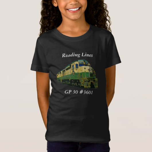 Lezing Railroad GP-30 #3601 T-shirt (Voorkant)