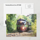 Lezing Railroad Lines FP7 Diesel Locomotive 902 Briefkaart (Voorkant / Achterkant)