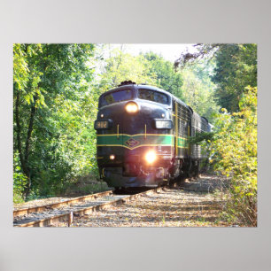 Lezing Railroad Lines FP7 Diesel Locomotive 902 Poster