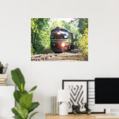 Lezing Railroad Lines FP7 Diesel Locomotive 902 Poster (Thuiskantoor)