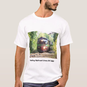Lezing Railroad Lines FP7 Diesel Locomotive 902 T-shirt