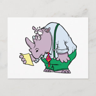 Lezing Rhino Briefkaart