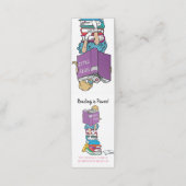 Lezing sprookjesmeisje twee weken lezen uitdaging klantenkaartje (Buitenkant ongevouwen)