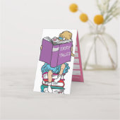 Lezing sprookjesmeisje twee weken lezen uitdaging klantenkaartje (Achterkant)