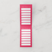 Lezing superheld jongen twee weken lezen uitdaging klantenkaartje (Binnenkant ongevouwen)