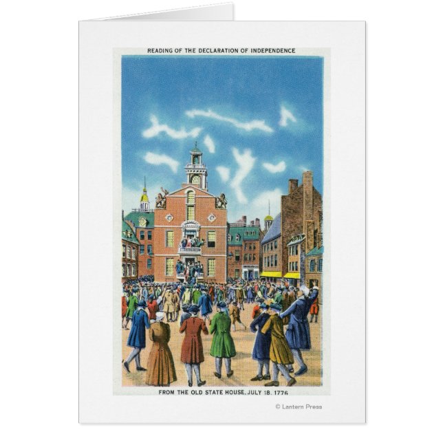 Lezing van de onafhankelijkheidsverklaring (Voorkant)