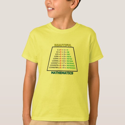 LEZING VAN WISKUNDE T-shirt (Voorkant)