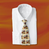 Lezing wasberen lichtgeel Stropdas