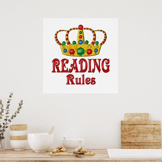 LEZINGSREGELS POSTER (Keuken)