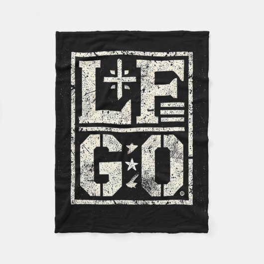 Lf Go Grappig Motivatie Fleece Deken (Voorkant)