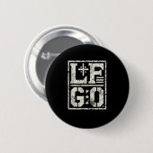 Lf Go Grappig Motivatie Ronde Button 5,7 Cm (Voorkant /achterkant)