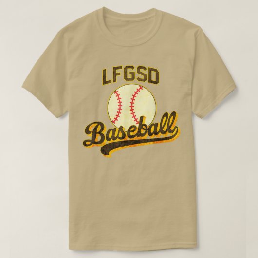 LFGSD  Womens Mannen Retro 80s San D T-shirt (Design voorkant)