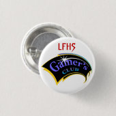 LFHS Gamer's Club-toets Ronde Button 3,2 Cm (Voorkant /achterkant)