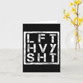 Lft Hvy Sht - Lift Heavy Shi... - Kaart (Gele Bloem)